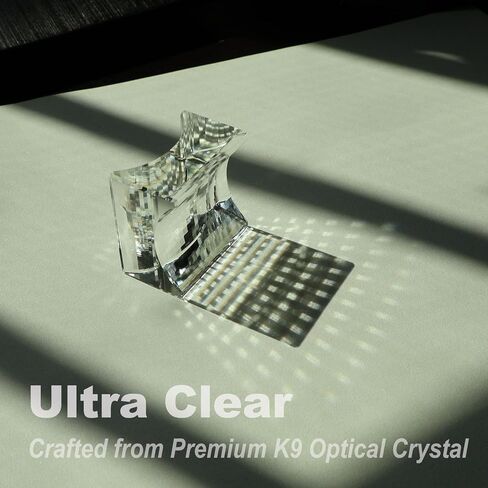 Funny Pixelated Lens for Pixel View Effect, Clear Crystal Glass Pixel Mirror Filter for Artists, Creative Pixel Window Stone for Art Inspiration in Saudi Arabia