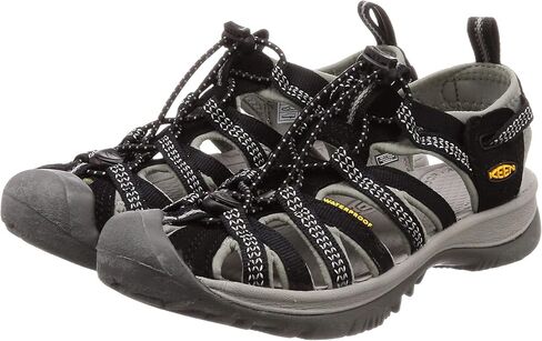 KEEN Women's Whisper Sport Sandal Gry/Grn 7 Medium US in Saudi Arabia