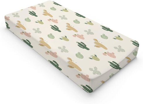 Spring Hydrangea Floral Leaves Bows Baby Changing Pad Cover, Unisex Flowers Nursery Diaper Changing Table Pad Mat Sheet for Boys Girls-16x32 in Saudi Arabia