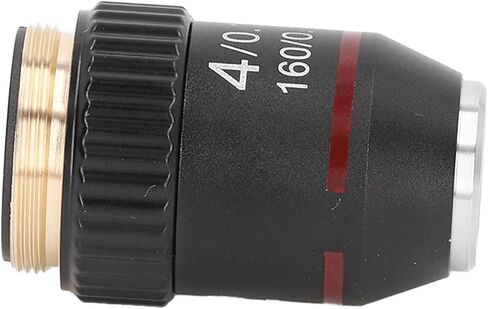 Achromatic Microscope Objective, Biological Microscope Lens, 195 Achromatic Black Objective Lens 4X High Power, Achromatic Microscope Objective in Saudi Arabia