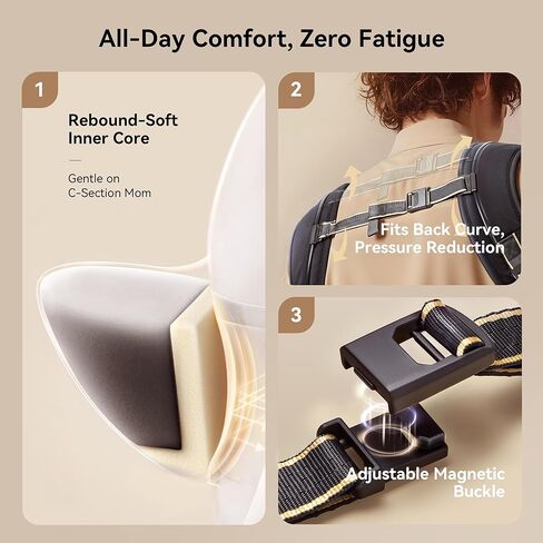 Baby Carrier with Hip Seat, BeBeBus 2-in-1 Ergonomic Newborn to Toddler Carrier up to 44 lbs, Detachable Hands-Free for Infant, All Season Forward-Facing Carry, Fits Waist Sizes up to 38 inch (White) in Saudi Arabia