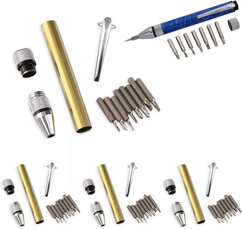 مجموعة مشروع PEN Multi Tool - Chrome Finish ، 4 حزمة in Kuwait