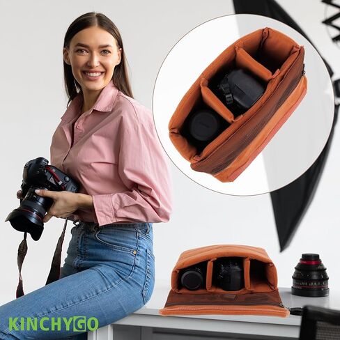 Padded Organizer Insert Bag – Soft Protective Cube for Backpack or Tote in Kuwait