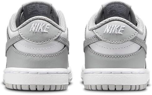 Nike Dunk Low Baby/Toddler Shoes (FB9107-123, White/White/Light Smoke Grey) in Saudi Arabia