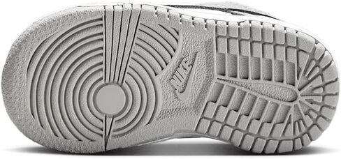 Nike Dunk Low Baby/Toddler Shoes (FB9107-123, White/White/Light Smoke Grey) in Saudi Arabia