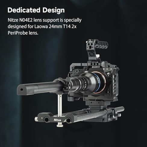 Nitze Lens Support for Laowa PeriProbe, Laowa 24mm T14 2X PeriProbe Lens - N04E2 in Saudi Arabia