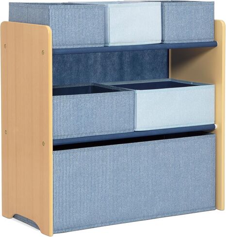 Delta Children - Gapkids 6 Bin Toy Organizer - Greenguard Gold Certified ، Indigo Blue in Saudi Arabia