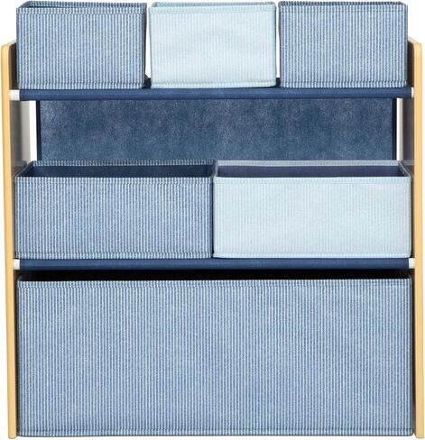 Delta Children - Gapkids 6 Bin Toy Organizer - Greenguard Gold Certified ، Indigo Blue in Saudi Arabia