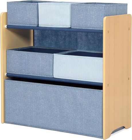 Delta Children - Gapkids 6 Bin Toy Organizer - Greenguard Gold Certified ، Indigo Blue in Saudi Arabia