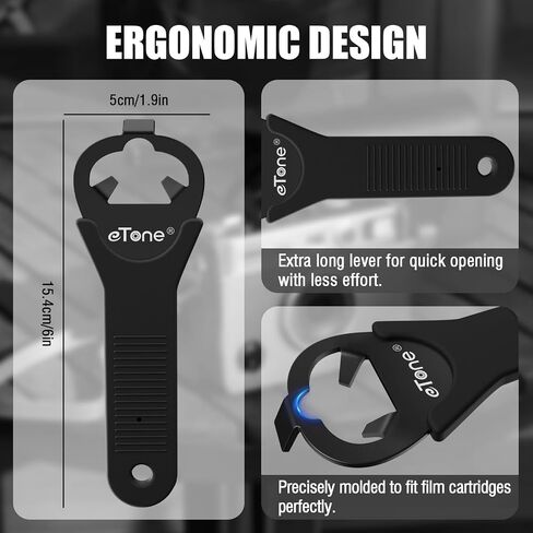 eTone 35mm Film Cassette Cartridge Opener Removal Darkroom Tool Bulk Film Reload Film Retriever in Saudi Arabia