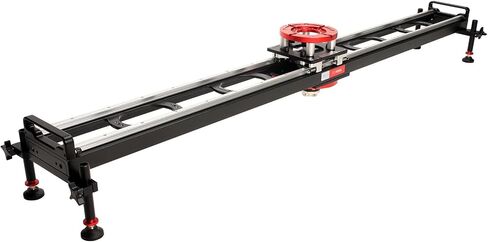 Proaim Flyking 6ft Precision Camera Slider (Mitchell Mount) with 360° Pan & Shock-Absorber Soft Stop End. Compatible with Mitchell/Bowl Tripod. Payload up to 70kg / 154lb. in Saudi Arabia