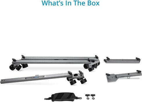 Proaim Swift Camera Camera Track Dolly System for Movidmakers. 28 "المسافة المركزية. حمولة تصل إلى 159 كجم / 350 رطل in Saudi Arabia
