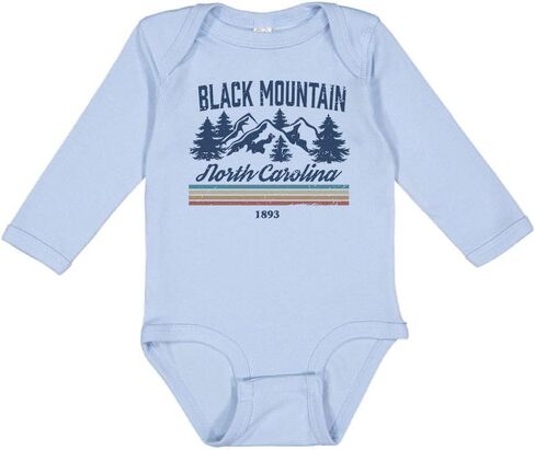 Taty Kids Vacation Mountain ، North Carolina Long Sleeve Baby Bodysant in Kuwait