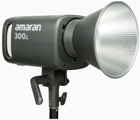 Aputure Amaran 300C مع طقم حامل خفيف 280 سم ، 300 واط 2500K إلى 7500K Bowens Mount مستمر LED LED LID BLUETOOTH CONTRIN in Kuwait