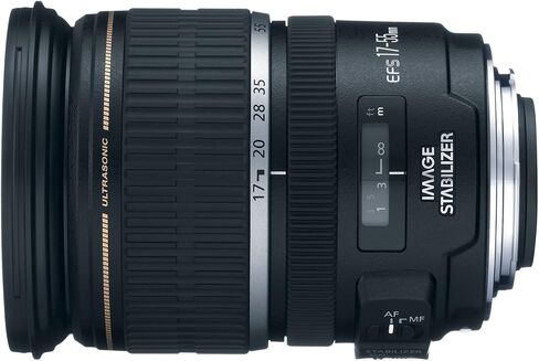 Canon EF-S 17-55mm f/2.8 IS USM Lens for Canon DSLR Cameras, Black - 1242B002 in Saudi Arabia