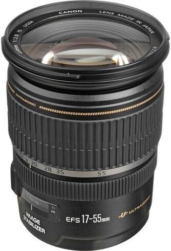 Canon EF-S 17-55mm f/2.8 IS USM Lens for Canon DSLR Cameras, Black - 1242B002 in Saudi Arabia
