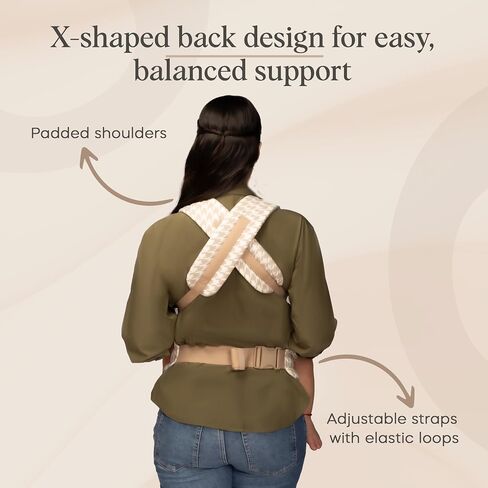 Cub & Co Ergonomic Baby Carrier Newborn to Toddler-4-in-1 قابل للتعديل مع دعم الرأس والقطبار ، والنسيج القابل للتنفس ، وتصميم خصر مبطن وتصميم جاهز للسفر (Houndstooth) in Saudi Arabia