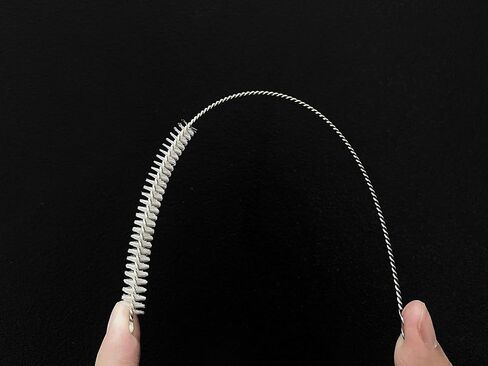 20PCS Straw Cleaner Brush kit,Straw Brush of 8mm-10.6 inch for Water Bottle Sippy Cup with Straw,Glass Straw,Piper Cleaning,Tubes Cleaning Like Filter and Sink Drain Hair Remove (Rubber top) in Saudi Arabia
