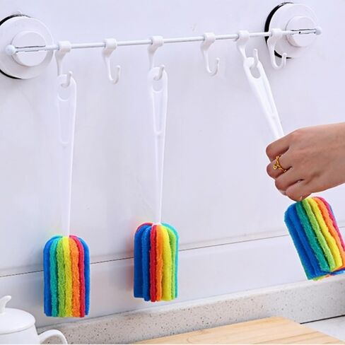 Bottle Brush Long Handle, Soft Bottle Cleaner Washer-Easy to Clean, Cleaning Brush for Washing Wine/Beer/Sport Well/Thermos/Glass in Saudi Arabia