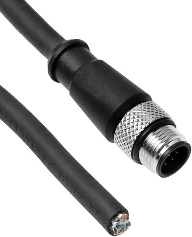 كابلات Alvin M12 A-Code 8 Pin من الذكور لفتح طاقة I/O Cable CAT6A محمي عالي الإقامة من أجل Cognex Keyence باسلر الأتمتة الصناعية Fieldbus Module 26ft/8m ، الأخضر in Saudi Arabia