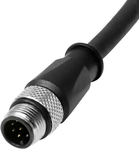 كابلات Alvin M12 A-Code 8 Pin من الذكور لفتح طاقة I/O Cable CAT6A محمي عالي الإقامة من أجل Cognex Keyence باسلر الأتمتة الصناعية Fieldbus Module 26ft/8m ، الأخضر in Saudi Arabia