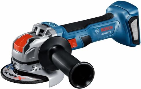 BOSCH GWX18V-8N Professional 18V X-Lock Lockless 4-1/2 بوصة المطحنة مع مفتاح الشرائح ، مبادلة قرص خالية من الأدوات (أداة عارية ، متجددة) in Saudi Arabia