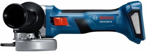 BOSCH GWX18V-8N Professional 18V X-Lock Lockless 4-1/2 بوصة المطحنة مع مفتاح الشرائح ، مبادلة قرص خالية من الأدوات (أداة عارية ، متجددة) in Saudi Arabia