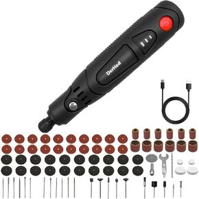 Mini Cordless Rotary Tool Kit with 82 Accessories, 3 Speeds 17000RPM and Type-C Charging Port for Polishing, Sanding, Cutting, Engraving, DIY Handicrafts Rotary Tool Kit in Saudi Arabia