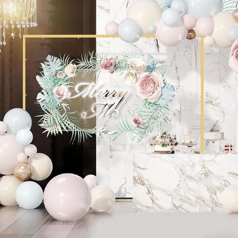 أزياء الزفاف ، إطار المعادن ، (3.9 ، 5.2 ، 6.6 قدم) مناسبة لإطارات الديكور الخلفية مثل حفلات الزفاف وأعياد الميلاد والحفلات والاستحمام للأطفال والتصوير الفوتوغرافي (أبيض ، 3.9*6.6) in Kuwait