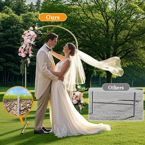 Wedding Arch Backdrop Stand 4 أقدام ، قوس معدني مع غطاء ، غطاء قوس معدني وقوس غطاء مع 100 بالونات حزب متعدد الألوان لعيد حفل زفاف حفل زفاف ديكور دش الطفل in Kuwait
