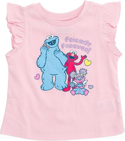 Sesame Street Tank Top و Satin Skirt Thortfit Lit Litte to Little Kid Sister (12 شهرًا - 7-8) in Kuwait