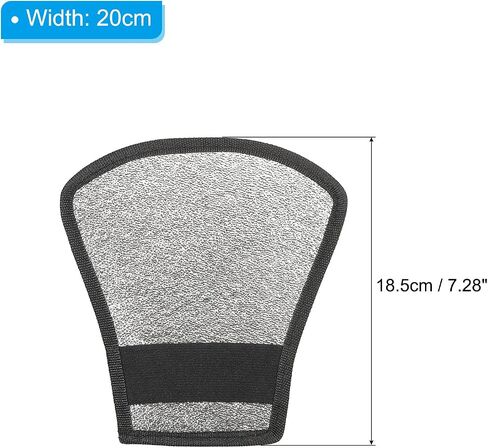 Flash Diffuser Reflector, 2-Sided Flexible Bend Bounce Reflector with Elastic Strap for Flashlight Photography Camera Speed Light, Silver White in Saudi Arabia