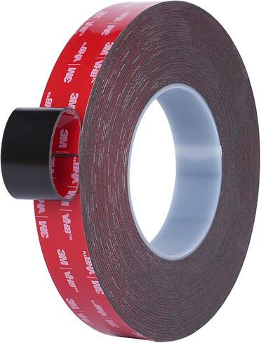 3M Double Sided Tape Heavy Duty, Waterproof Mounting Foam Tape, 36.5ft Length, 0.4in Width, High Temperature Resistant Adhesive Tape for Car, LED Strip Light, Office Decor, Made of 3M VHB Tape. in Saudi Arabia