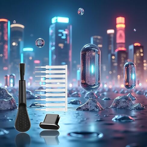 13 Pcs Phone Speaker Cleaning Kit - Cell Phone Port Cleaning Brush, Phone Charger Port Cleaner Kit | Reusable Cleaning Brush with Soft Gentle Bristles, Non Skid Charging Port Cleaning Kit in Saudi Arabia