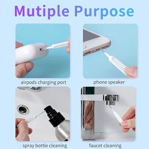 13 Pcs Phone Speaker Cleaning Kit - Cell Phone Port Cleaning Brush, Phone Charger Port Cleaner Kit | Reusable Cleaning Brush with Soft Gentle Bristles, Non Skid Charging Port Cleaning Kit in Saudi Arabia
