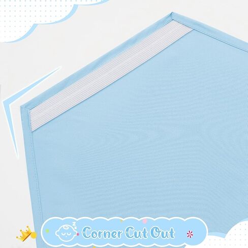 Horbaunal 2 Pack White Cot Sheets for Daycare/Pre-School Standard Size, 23" x 51" Cot Fitted Sheets, Microfiber Fitted Cot Cover for Preschool Kids Nap Time, Daycare Essentials in Kuwait