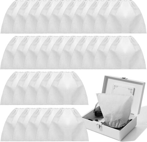 SATINIOR 30 Pcs Nail Art Dust Suction Collector Bags Non-woven Vacuum Replacement Bags Reusable and Long-lasting for Nail Art Equipment in Saudi Arabia