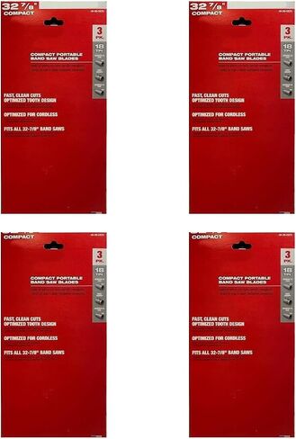 Suitable for Milwaukee 48-39-0579 32-7/8" 18TPI Band Saw Blade, Compact - 3pk in Saudi Arabia