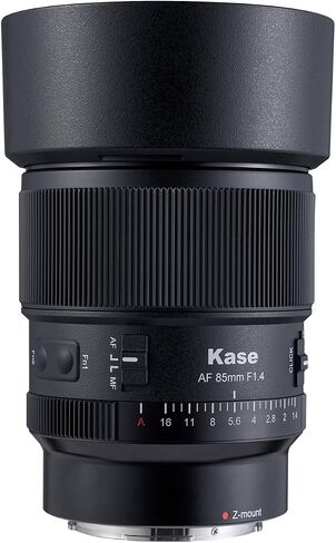 Kase 85mm F1.4 AF Lens Magnetic Front Ring Accepts Revolution & Revolution Plus Magnetic Filters (Compatible with Sony E) in Saudi Arabia