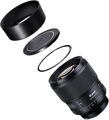 Kase 85mm F1.4 AF Lens Magnetic Front Ring Accepts Revolution & Revolution Plus Magnetic Filters (Compatible with Sony E) in Saudi Arabia