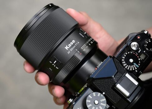 Kase 85mm F1.4 AF Lens Magnetic Front Ring Accepts Revolution & Revolution Plus Magnetic Filters (Compatible with Sony E) in Saudi Arabia