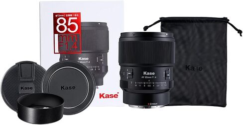 Kase 85mm F1.4 AF Lens Magnetic Front Ring Accepts Revolution & Revolution Plus Magnetic Filters (Compatible with Sony E) in Saudi Arabia
