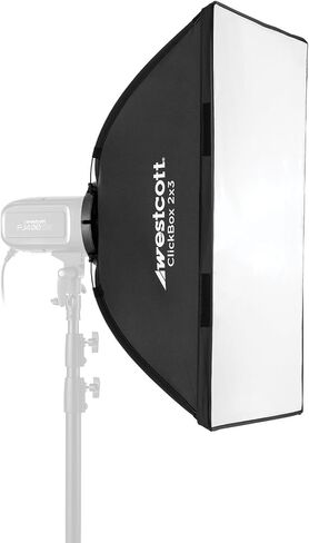 Westcott ClickBox 42 بوصة Octa Softbox مع حامل بوينز - صورة وتصوير المنتج ومعدل إضاءة الفيديو in Kuwait
