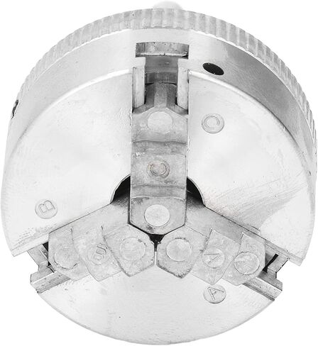 3 Jaw Chuck Self Centering Lathe Chuck Set with x1 Connecting Rod 10 35mm Clamping for Lathe Workpieces Aluminum Alloy Chuck Plate in Saudi Arabia