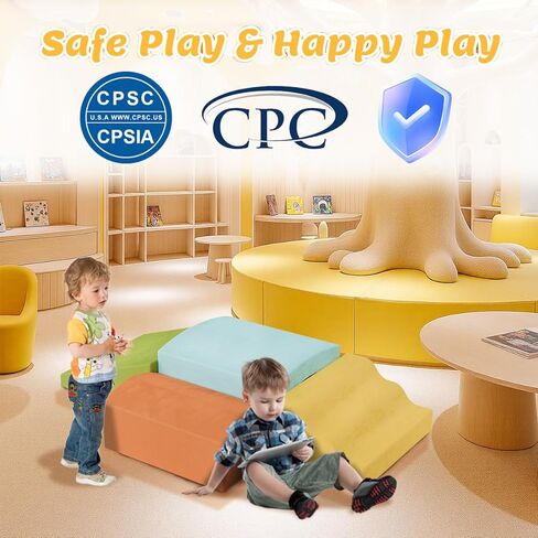 ألعاب تسلق الأطفال الصغار الداخليين ، كتل تسلق الأطفال ، متسلق الرغوة الناعمة للأطفال الصغار ، وعبّر هياكل متسلق الصالة الرياضية لطفل صغير 1-3 ، وملعب للأطفال ، ومجموعة من 4 قطع in Kuwait