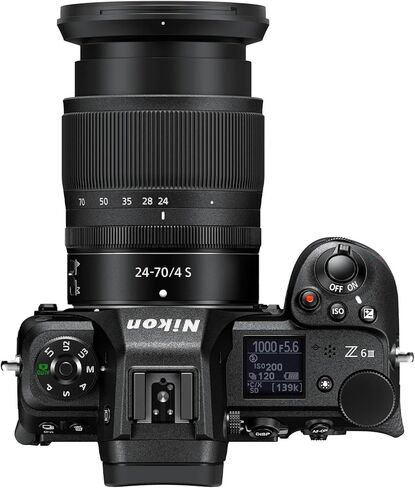 كاميرا Nikon Z6iii بدون مرآة مع Z 24-70mm f/4 S و Z DX 50-250mm f/4.5-6.3 VR Lens + 64 GB الذاكرة + بطارية إضافية + مصباح LED + أكثر (حزمة 30pc) in Saudi Arabia