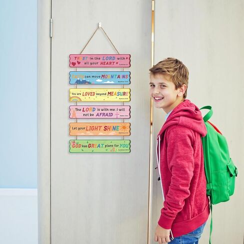 Aryroi Classroom Welcome Door Sign,First Day of School Door Decor,Back to School Wall Decor,Schoolbag Notebook Ruler Crayon Wall Hanger,Classroom Wooden Sign for Child Home Room Porch Class Nursery in Saudi Arabia