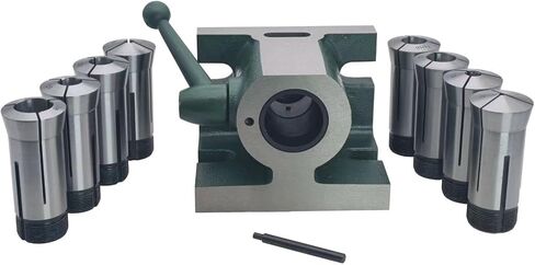 5C لاعبا اساسيا كوليت العمل الأفقي/العمودي مع مجموعة 8pc 5c كوليت للطحن ، الحفر ، الطحن ، CNC. in Saudi Arabia
