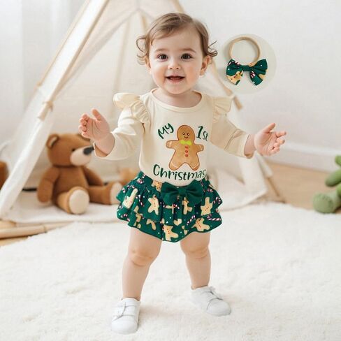 My First Halloween Baby Girl Outfit Newborn Onesie Skirt Set Infant Long Sleeve Romper With Socks Fall Clothes in Kuwait