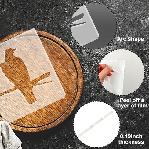 Dragonfly Acrylic Router Templates, Woodworking Router Templates, 5mm Thick Router Inlay Template, Router Jig Woodworking Craft Tracing Guide Tool in Kuwait